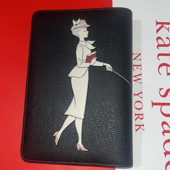 ♠️ kate spade Disney X 101 Dalmatians Dog Saffiano Passport Holder Case - Picture 10 of 14